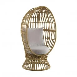 Emerald Home Chairs Austin Swivel Basket Chair