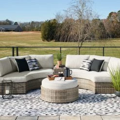 Ashley Furniture Sectionals Calworth - Beige - Sectional Lounge