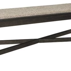 Ashley Furniture Tyler - Black/grayish Brown - Upholstered Bench Benches