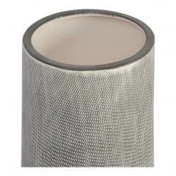 Moe's Home Collection Woodgrain Planter 9.5in Dark Grey Accessories