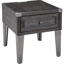 Ashley Furniture Tables Todoe - Gray Dark - Rectangular End Table
