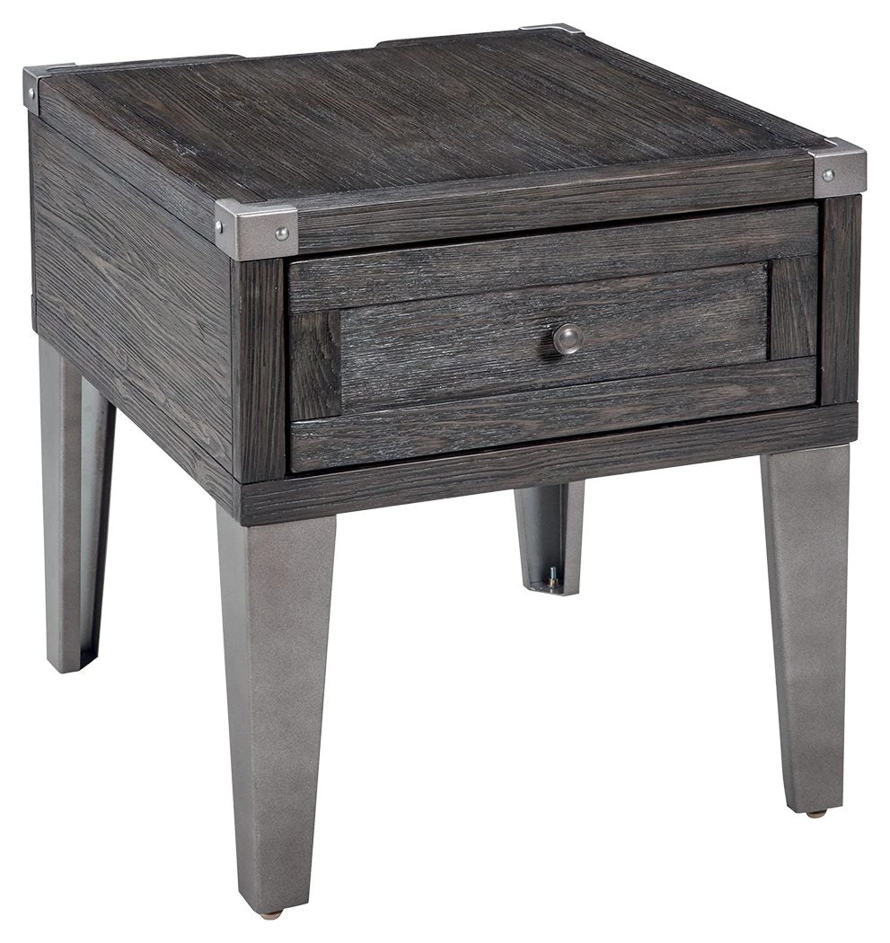 Ashley Furniture Tables Todoe - Gray Dark - Rectangular End Table 3 Ashley Furniture Tables Todoe - Gray Dark - Rectangular End Table