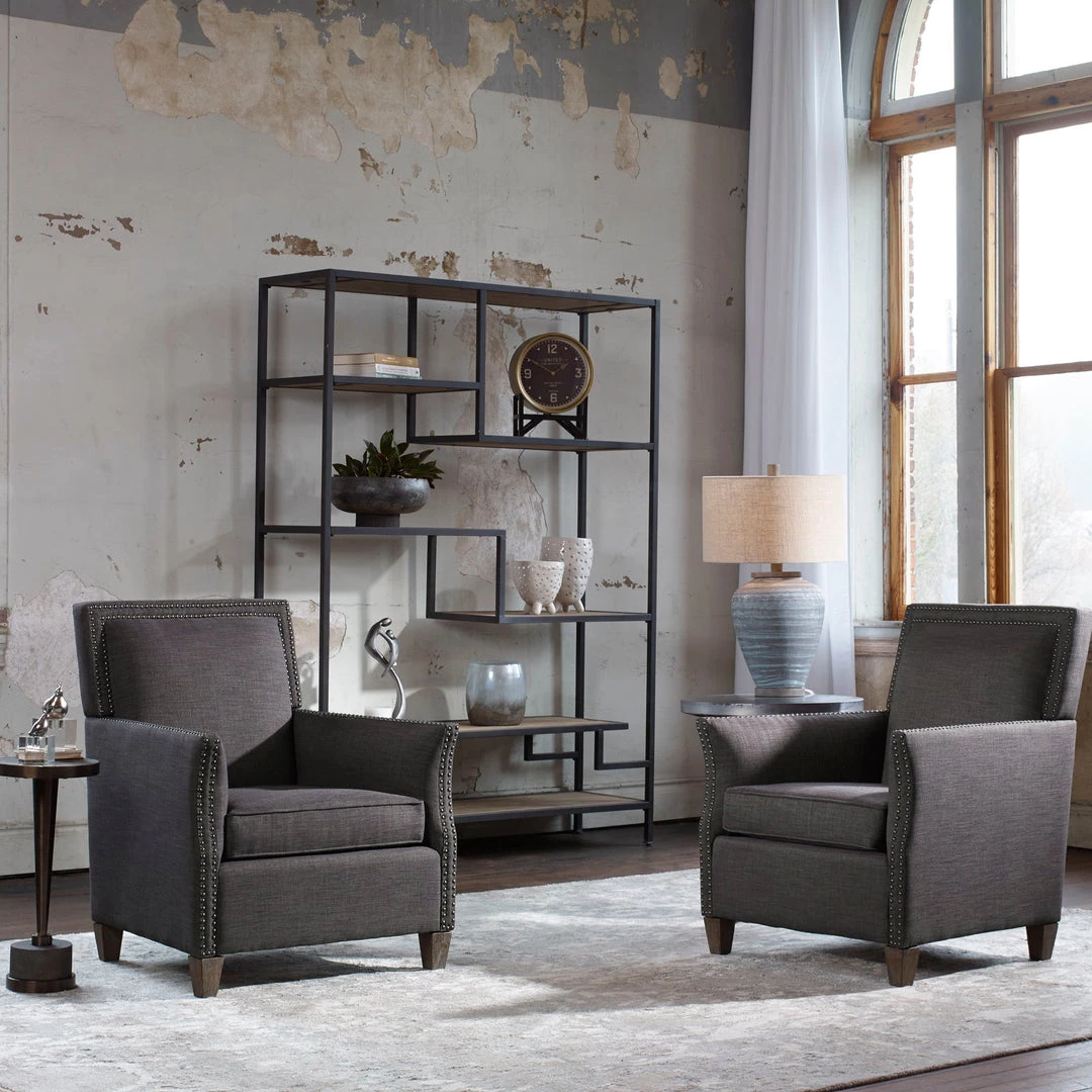 Uttermost Sherwin Industrial Etagere Bookcases 8 Uttermost Sherwin Industrial Etagere Bookcases