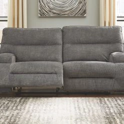 Ashley Furniture Coombs - Charcoal - 2 Seat Reclining Sofa