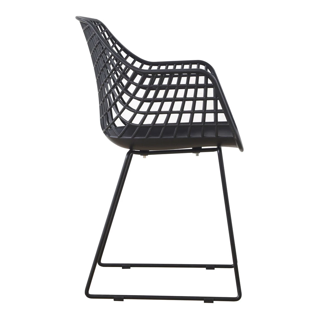 Moe's Home Collection Chairs Honolulu Chair Black-m2 5 Moe's Home Collection Chairs Honolulu Chair Black-m2