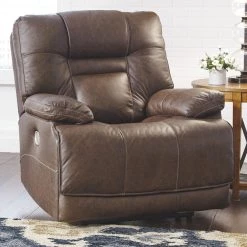 Ashley Furniture Wurstrow - PWR Recliner/ADJ Headrest Reclining Furniture