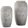 Ashley Furniture Dimitra - Brown/cream - Vase Set (2/cn) Table Decor 2 Ashley Furniture Dimitra - Brown/cream - Vase Set (2/cn) Table Decor
