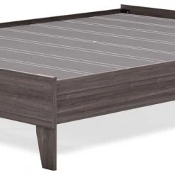 Signature Design By Ashley® Beds Brymont - Dark Gray - Queen Platform Bed