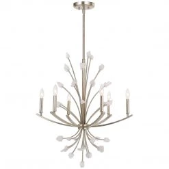 Uttermost Juliette 6 Light Silver Chandelier 13 Uttermost Juliette 6 Light Silver Chandelier