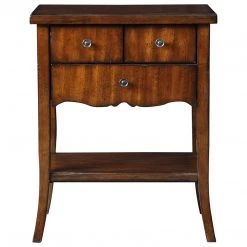 Uttermost Carmel Wood End Table