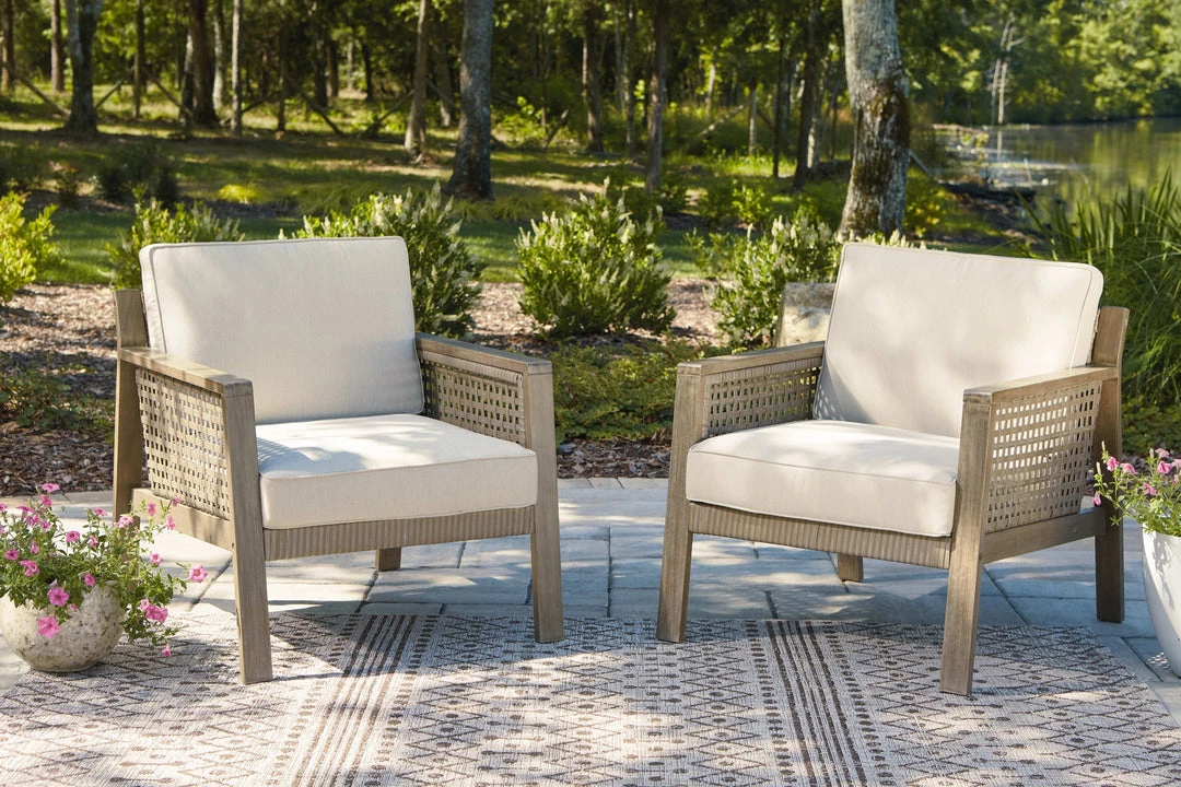 Signature Design By Ashley® Barn Cove - Brown - 4 Pc. - Lounge Set Outdoor Sets 11 Signature Design By Ashley® Barn Cove - Brown - 4 Pc. - Lounge Set Outdoor Sets