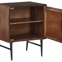 Ashley Furniture Dorvale - Medium Brown - Accent Cabinet
