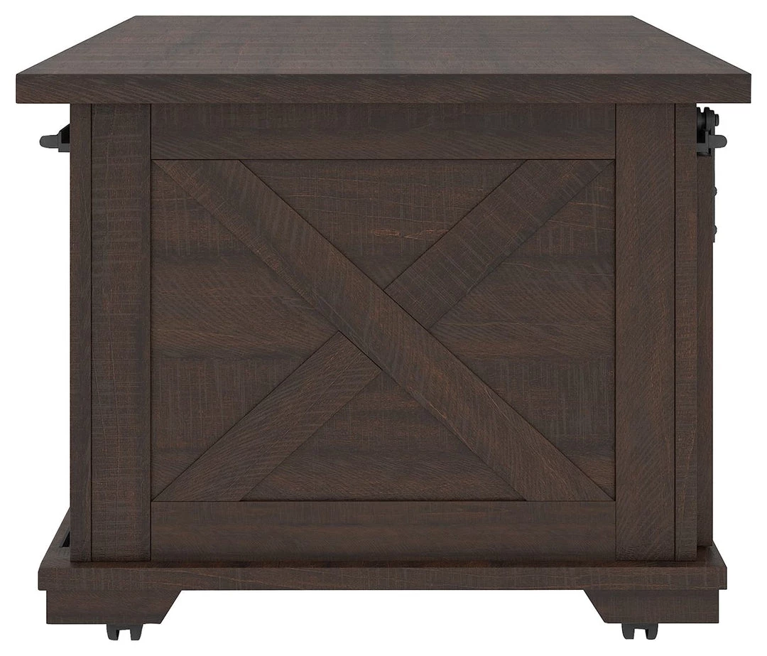 Ashley Furniture Camiburg - Warm Brown - Rectangular Cocktail Table 5 Ashley Furniture Camiburg - Warm Brown - Rectangular Cocktail Table
