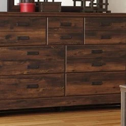 Ashley Furniture Quinden - Dark Ultimate Best In Class Dresser, Mirror