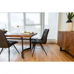 Moe's Home Collection Tables Bent Dining Table Small Smoked