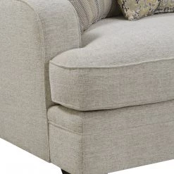 Emerald Home Analiese Sectional, Ivory Tan