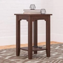 Ashley Furniture Camiburg - Warm Brown - Chair Side End Table