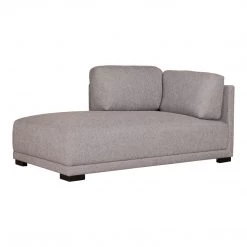 Moe's Home Collection Romeo Chaise Left Grey