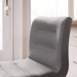 Ashley Furniture Pollzen - Gray - Tall Uph Swivel Barstool(2/cn)