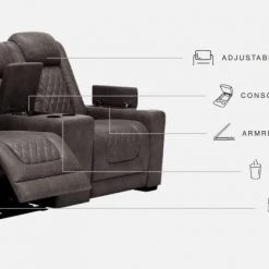 Ashley Furniture Hyllmont - Gray - Pwr Rec Loveseat/con/adj Hdrst Reclining Furniture 26 Ashley Furniture Hyllmont - Gray - Pwr Rec Loveseat/con/adj Hdrst Reclining Furniture