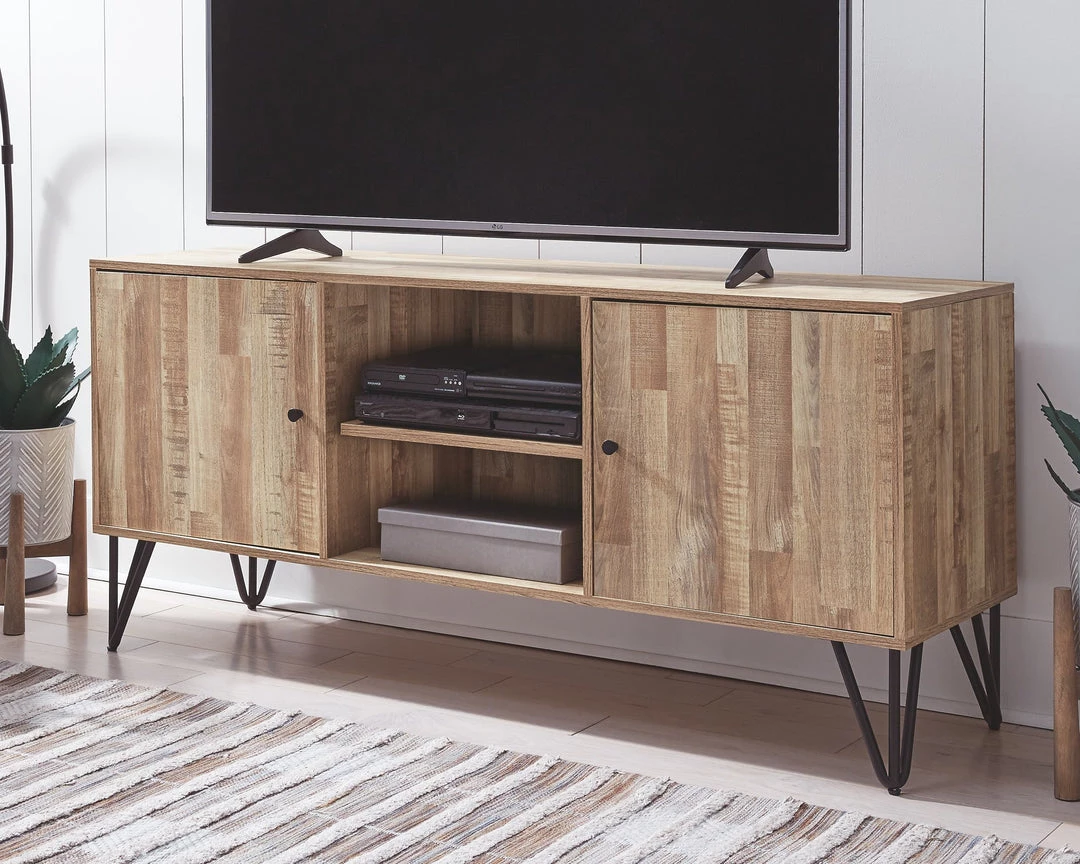 Ashley Furniture TV Stands Gerdanet - Natural - Large Tv Stand 5 Ashley Furniture TV Stands Gerdanet - Natural - Large Tv Stand