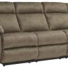 Ashley Furniture Burkner - Mocha - Reclining Power Sofa