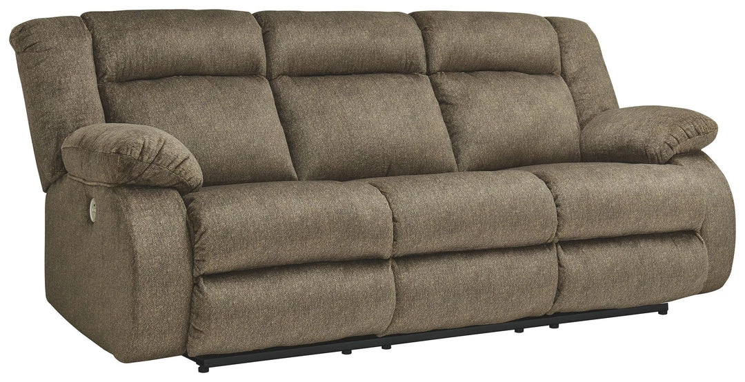 Ashley Furniture Burkner - Mocha - Reclining Power Sofa 3 Ashley Furniture Burkner - Mocha - Reclining Power Sofa