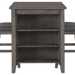 Ashley Furniture Caitbrook - Dark Gray - Rect Drm Counter Tbl Set(3/cn)