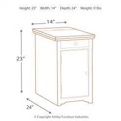 Ashley Furniture Lorn II - Chair Side End Table Tables