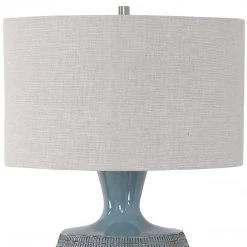 Accessories Uttermost Hearst Blue Glaze Table Lamp