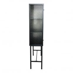 Moe's Home Collection Cabinets Zakk Metal Cabinet Black