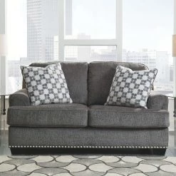 Ashley Furniture Loveseats Locklin - Carbon - Loveseat