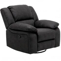 Emerald Home Navaro Swivel Gliding Recliner, Licorice Chairs