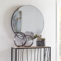 Uttermost Cerelia Black Round Mirror Accessories 11 Uttermost Cerelia Black Round Mirror Accessories