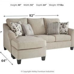 Ashley Furniture Abney - Driftwood - Sofa Chaise