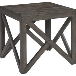Ashley Furniture Haroflyn - Gray - Square End Table Tables