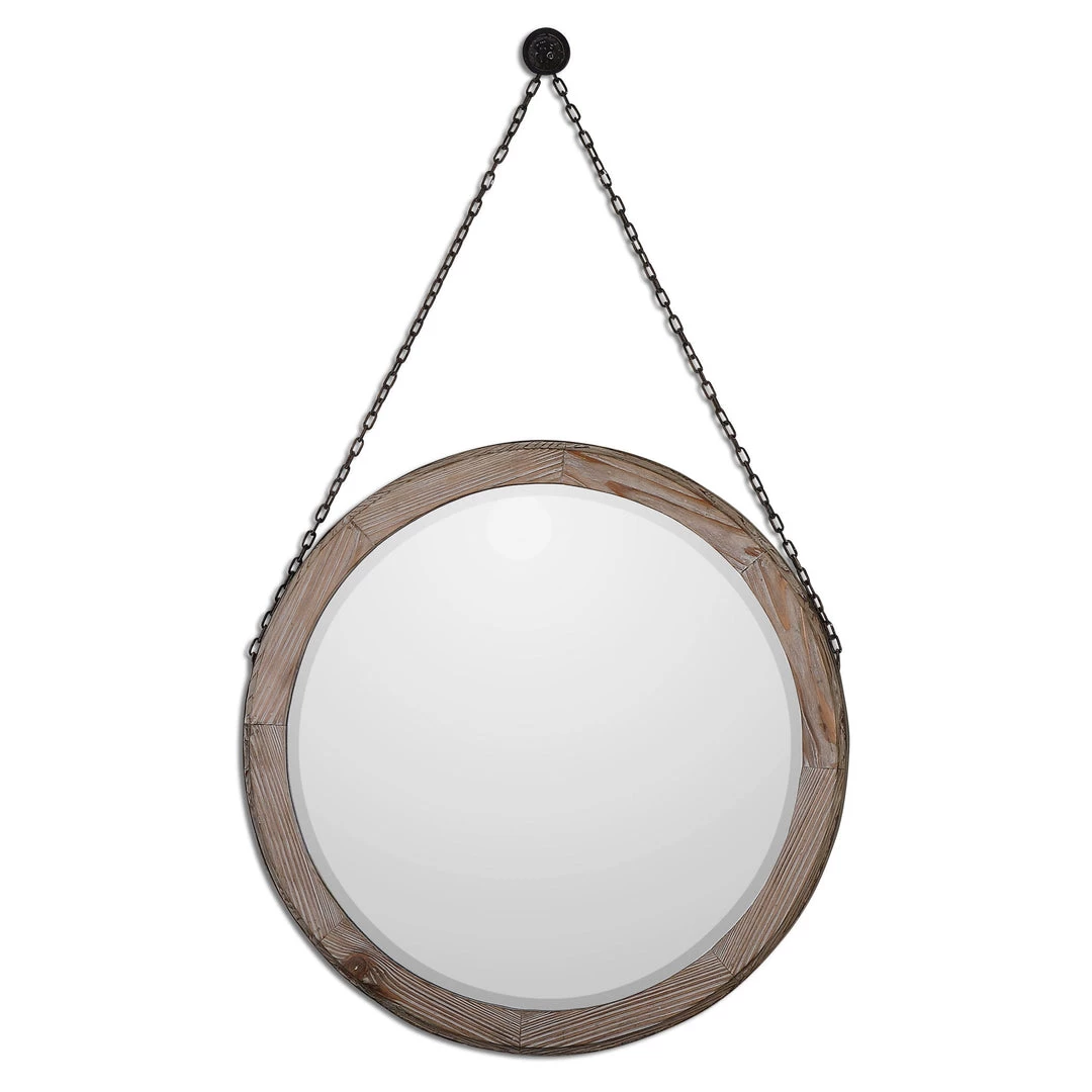 Uttermost Loughlin Round Wood Mirror Accessories 3 Uttermost Loughlin Round Wood Mirror Accessories