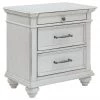 Ashley Furniture Kanwyn - Whitewash - Three Drawer Night Stand