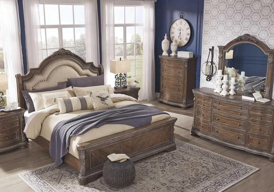 Signature Design By Ashley® Bedroom Sets Charmond - Ultimate Best In Class Dresser, Mirror, Upholstered Sleigh Bed 7 Signature Design By Ashley® Bedroom Sets Charmond - Ultimate Best In Class Dresser, Mirror, Upholstered Sleigh Bed