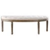 Benches Uttermost Leggett Tufted White Bench
