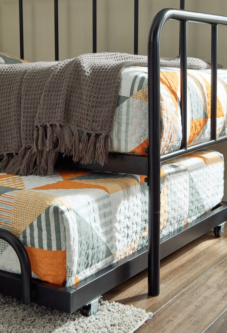 Signature Design By Ashley® Beds Trentlore - Patterned - Metal Day Bed With Trundle 8 Signature Design By Ashley® Beds Trentlore - Patterned - Metal Day Bed With Trundle