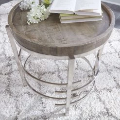 Ashley Furniture Tables Zinelli - Gray - Round End Table