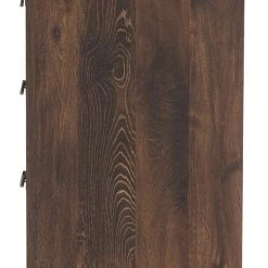 Ashley Furniture Quinden - Dark Brown - Two Drawer Night Stand