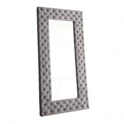 Emerald Home Accessories Lacey Upholstered Floor Mirror