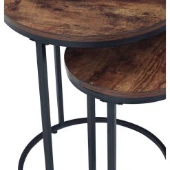 Ashley Furniture Briarsboro - Brown/black - Accent Table (2/cn) 14 Ashley Furniture Briarsboro - Brown/black - Accent Table (2/cn)