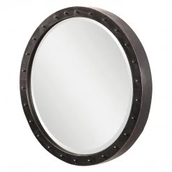 Accessories Uttermost Beldon Round Industrial Mirror