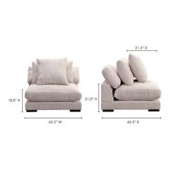 Moe's Home Collection Tumble Slipper Chair Cappuccino Sectional Pieces 13 Moe's Home Collection Tumble Slipper Chair Cappuccino Sectional Pieces