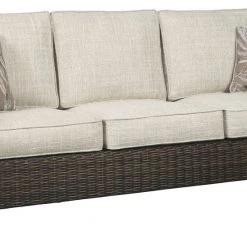 Ashley Furniture Paradise - Medium Brown - Sofa With Cushion Sofas