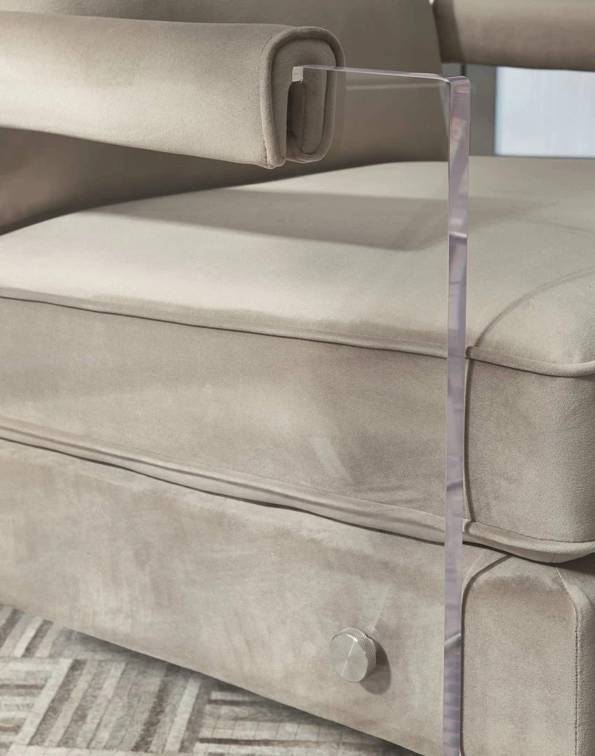 Ashley Furniture Avonley - Taupe - Accent Chair 8 Ashley Furniture Avonley - Taupe - Accent Chair