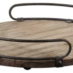 Uttermost Acela Round Wine Tray Table Decor